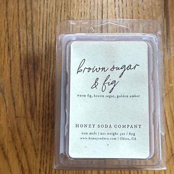 Honey Soda Company Other - Brown Sugar & Fig Wax Melt